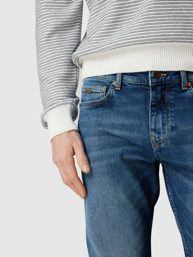 BOSS Orange Slim Fit Jeans Mit Stretch-Anteil Modell 'Delaware' - Blau 3 BOSS Orange Slim Fit Jeans Mit Stretch-Anteil Modell 'Delaware' - Blau – Bild 3