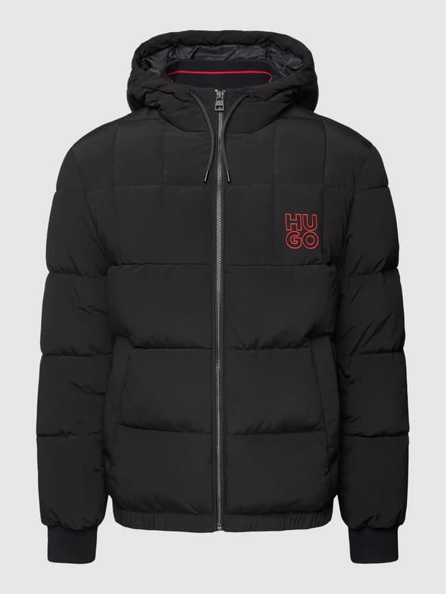 HUGO Jacke Mit Kapuze Modell 'Balin' - Schwarz 2 HUGO Jacke Mit Kapuze Modell 'Balin' - Schwarz – Bild 2