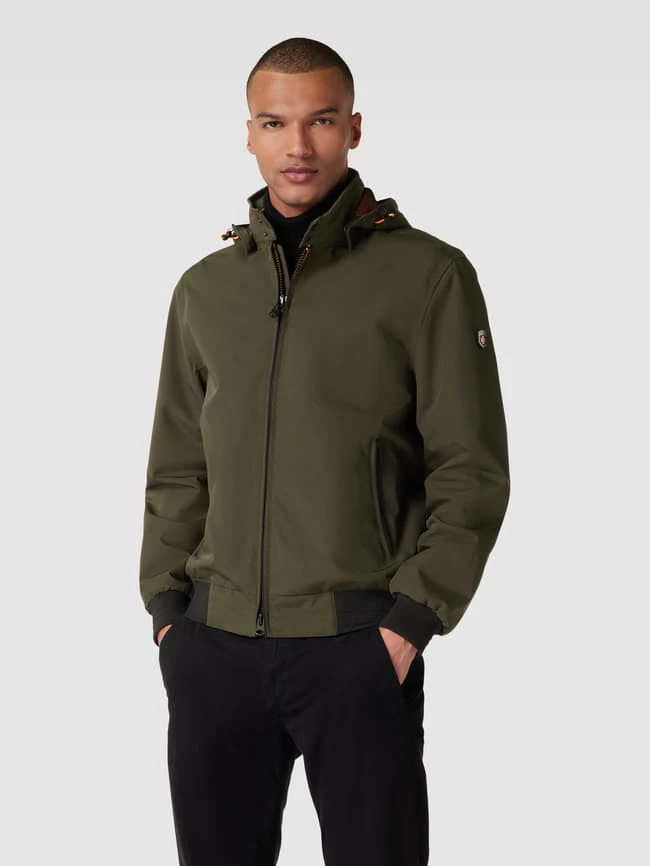 Wellensteyn Funktionsjacke Mit Kontraststreifen Modell 'COLLEGE' - Olivgrün 4 Wellensteyn Funktionsjacke Mit Kontraststreifen Modell 'COLLEGE' - Olivgrün – Bild 4