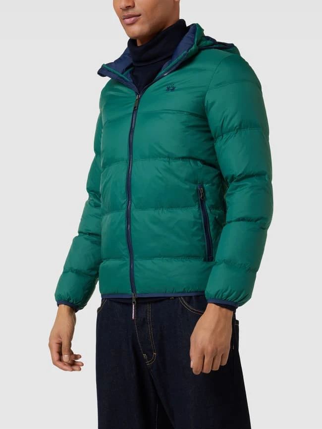 La Martina Daunenjacke In Stepp-Optik - Petrol 4 La Martina Daunenjacke In Stepp-Optik - Petrol – Bild 4