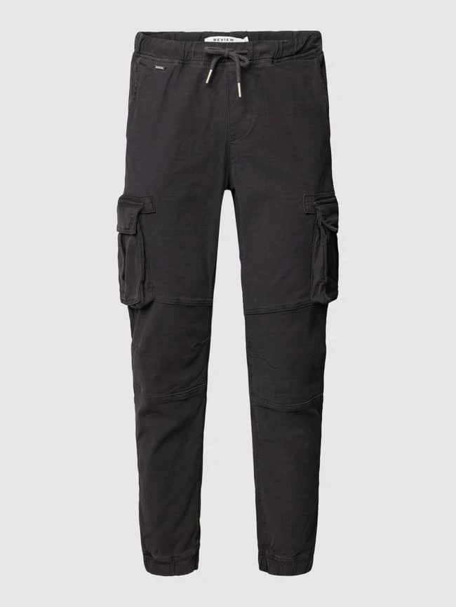 REVIEW Cargohose Mit Label-Detail - Anthrazit 2 REVIEW Cargohose Mit Label-Detail - Anthrazit – Bild 2