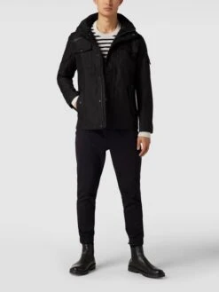 Wellensteyn Funktionsjacke Mit Label-Applikation - Schwarz