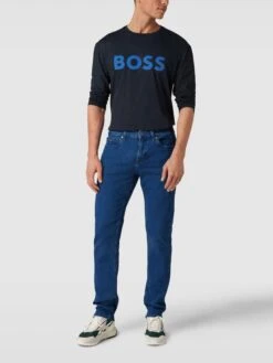 BOSS Orange Jeans Im 5-Pocket-Design Modell 'Delaware' - Blau