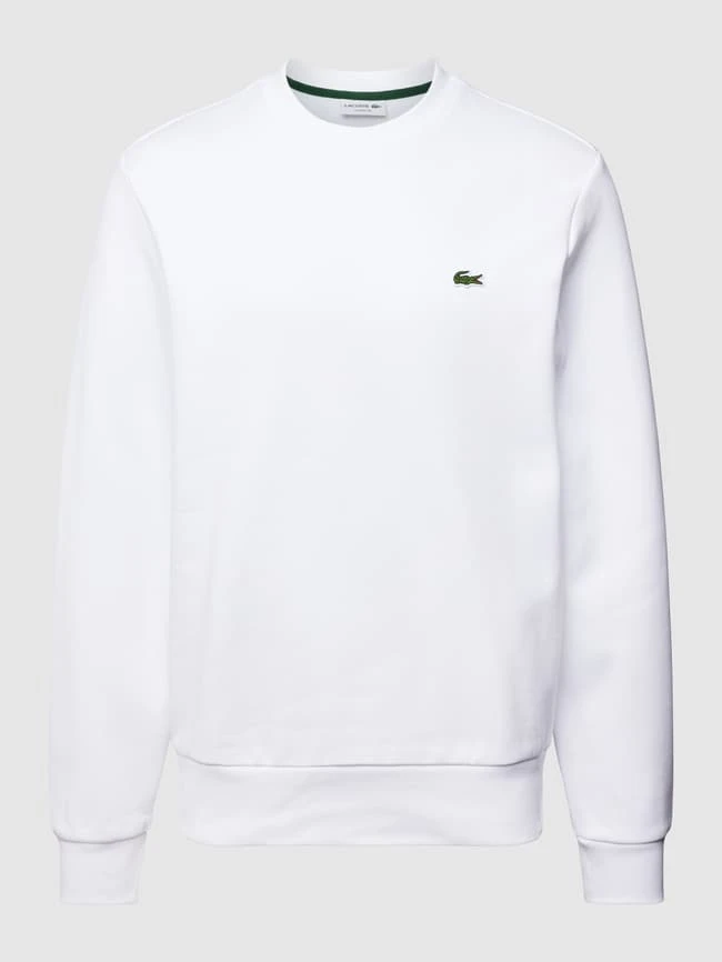 Lacoste Sweatshirt Mit Label-Patch - Weiß 2 Lacoste Sweatshirt Mit Label-Patch - Weiß – Bild 2