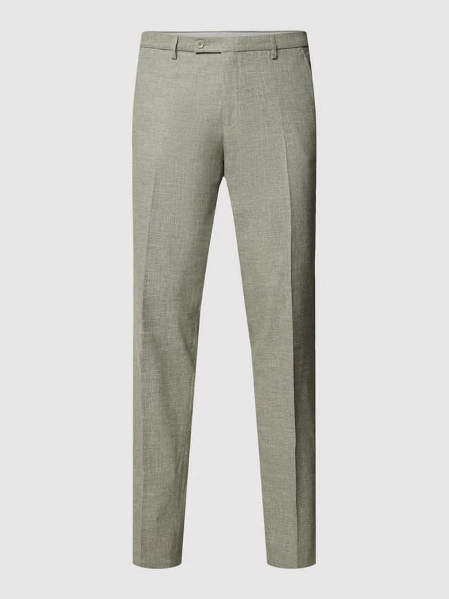 CG - Club Of Gents Slim Fit Anzughose In Melierter Optik Modell 'Paco' - Hellgrün 2 CG - Club Of Gents Slim Fit Anzughose In Melierter Optik Modell 'Paco' - Hellgrün – Bild 2