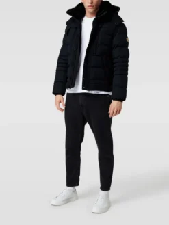 Wellensteyn Jacke Mit Kunstpelzkragen Modell 'HALIFAX' - Marineblau