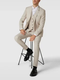 Roy Robson 2-Knopf-Sakko Mit Reverskragen - Beige