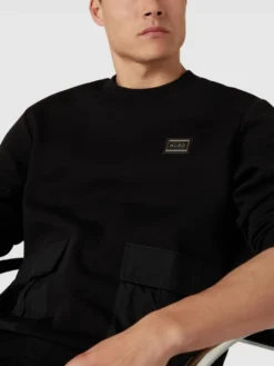 HUGO Sweatshirt Mit Aufgesetzten Pattentaschen Modell 'Duito' - Schwarz -WELLENSTEYN Verkäufe agpkuc1h9993chak6d2j6ha78t9kqlhha16j2jik618kchhm8t8kec9h9l0jecpo64r44gqj88p30l9o84o3ae1lchi6cp9jc8rj0o9kc5i3ao9p74sj8db474sm6c1lc8s38pg