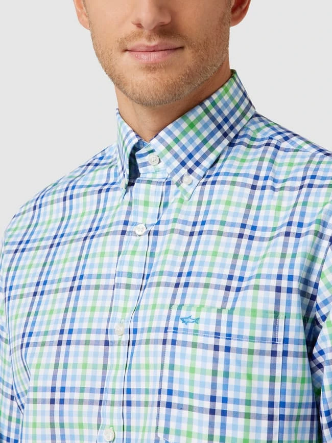 Paul&Shark Paul & Shark Freizeithemd Mit Karomuster - Grün 3 Paul&Shark Paul & Shark Freizeithemd Mit Karomuster - Grün – Bild 3
