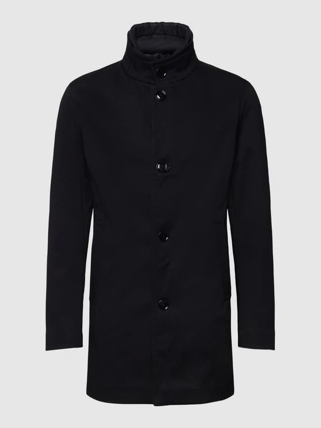 Strellson Mantel Mit Label-Applikation Modell 'Finlay' - Schwarz 2 Strellson Mantel Mit Label-Applikation Modell 'Finlay' - Schwarz – Bild 2