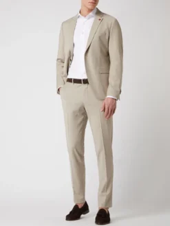 Cinque Anzughose Mit Bügelfalten Modell 'Cimonopoli' - Sand