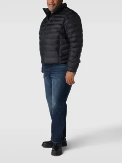 Polo Ralph Lauren Big & Tall PLUS SIZE Steppjacke Mit Label-Stitching - Schwarz